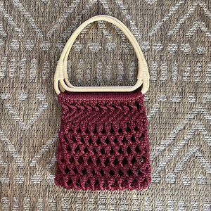 Vintage Macrame Style Bag